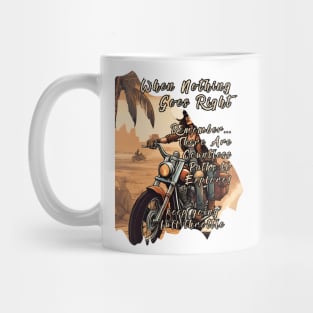 Keep Going Full Throttle: There Are Countless Paths To Explore - Motogirl Mug